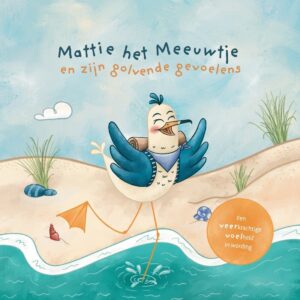 Mattie het Meeuwtje en zijn golvende gevoelens -Prentenboek kinderen Cover - Voor